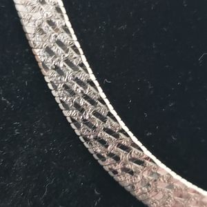 💕18" Sterling Silver Pewter Double Sided Necklace